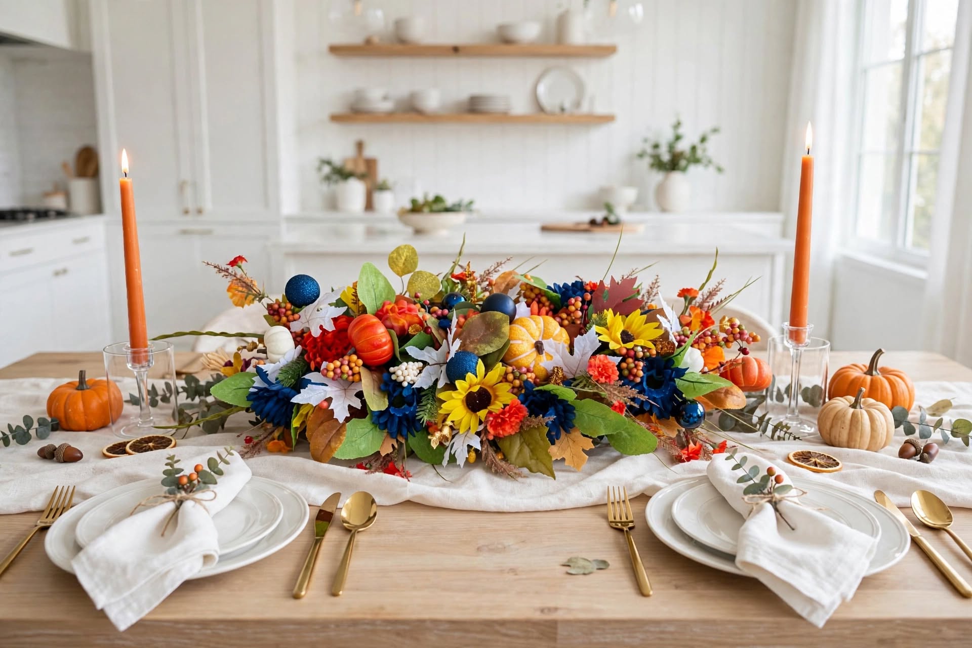 Fall Harvest Table Swag
